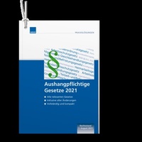 Abbildung von: Aushangpflichtige Gesetze 2021 - WEKA