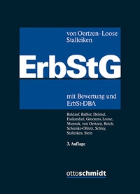 Abbildung von: Erbschaftsteuer- und Schenkungsteuergesetz (ErbStG) - Otto Schmidt Verlag