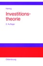 Cover: Investitionstheorie - De Gruyter Oldenbourg