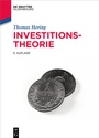 Cover: Investitionstheorie - De Gruyter Oldenbourg