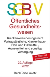 Abbildung von: SGB V - Recht des öffentlichen Gesundheitswesens - dtv