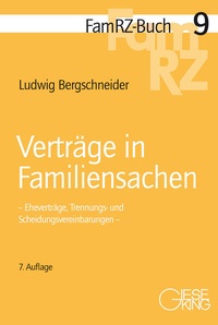 Abbildung von: Verträge in Familiensachen - Gieseking