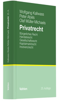 Bild: Privatrecht - Vahlen
