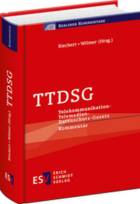 Enlarge image Cover: TTDSG - Erich Schmidt Verlag