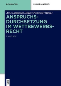 Abbildung von: Anspruchsdurchsetzung im Wettbewerbsrecht - De Gruyter