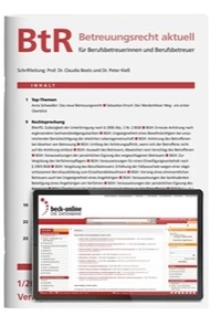 Bild: BtR Betreuungsrecht aktuell - C.H.BECK