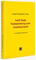 Cover: InsO-Texte - RWS