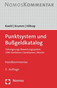 Abbildung von: Punktsystem und Bußgeldkatalog - Nomos