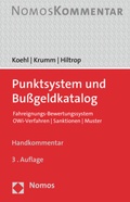 Cover: Punktsystem und Bu&szlig;geldkatalog - Nomos