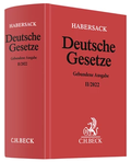 Cover: Deutsche Gesetze Gebundene Ausgabe II/2022 - C.H.BECK