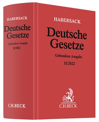Bild vergrößern Bild: Deutsche Gesetze Gebundene Ausgabe II/2022 - C.H.BECK