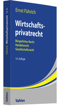 Cover: Wirtschaftsprivatrecht - Vahlen
