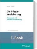Abbildung von: Die Pflegeversicherung (E-Book) - Reguvis Fachmedien