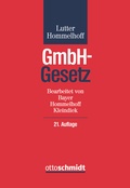 Cover: GmbH-Gesetz - Otto Schmidt Verlag