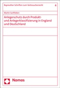 Cover: Anlegerschutz durch Produkt- und Anlegerklassifizierung in England und Deutschland - Nomos