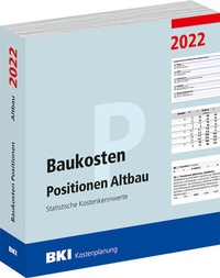 Bild vergrößern Bild: BKI Baukosten Positionen Altbau 2022 - Rudolf Müller Verlag