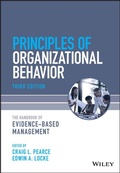 Cover: Handbook of Principles of Organizational Behavior: Indispensable Knowledge for Evidence-Based Manage ment, 3rd Edition - Wiley