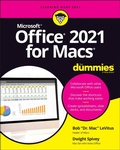 Cover: Office 2021 for Macs For Dummies - Wiley