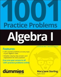 Abbildung von: Algebra I: 1001 Practice Problems For Dummies (+ Free Online Practice) - Wiley