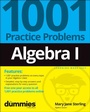 Cover: Algebra I: 1001 Practice Problems For Dummies (+ Free Online Practice) - Wiley