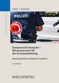 Abbildung von: Einsatzrecht kompakt - Wissenstrainer für die Grundausbildung - Boorberg