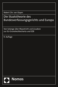 Abbildung von: Die Staatstheorie des Bundesverfassungsgerichts und Europa - Nomos