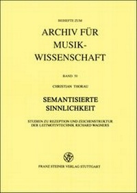 Enlarge image Cover: Semantisierte Sinnlichkeit - Franz Steiner Verlag