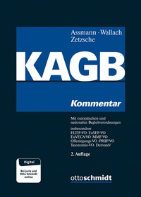 Abbildung von: Kapitalanlagegesetzbuch (KAGB) - Otto Schmidt Verlag
