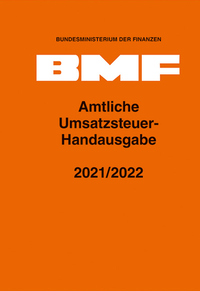 Abbildung von: Amtliche Umsatzsteuer-Handausgabe 2021/2022 - Erich Schmidt Verlag