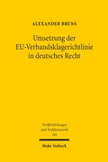 Bild: Umsetzung der EU-Verbandsklagerichtlinie in deutsches Recht - Mohr Siebeck