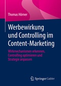 Cover: Werbewirkung und Controlling im Content-Marketing - Springer Gabler