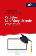 Cover: Ratgeber Berufsbegleitende Promotion - UTB