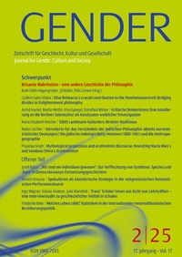 Abbildung von: GENDER - Barbara Budrich