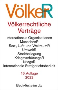 Abbildung von: Völkerrechtliche Verträge: VölkerR - dtv
