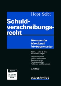 Abbildung von: Schuldverschreibungsrecht - Otto Schmidt Verlag