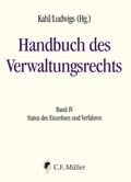 Abbildung von: Handbuch des Verwaltungsrechts - Band IV - C.F. Müller