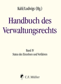 Abbildung von: Handbuch des Verwaltungsrechts - Band IV - C.F. Müller