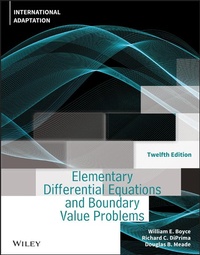Enlarge image Cover: Elementary Differential Equations and Boundary Value Problems - Wiley