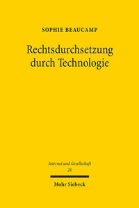 Abbildung von: Rechtsdurchsetzung durch Technologie - Mohr Siebeck