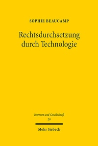 Bild: Rechtsdurchsetzung durch Technologie - Mohr Siebeck