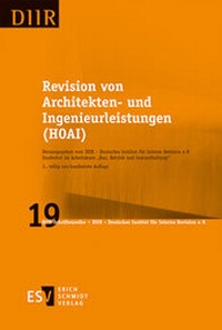 Abbildung von: Revision von Architekten- und Ingenieurleistungen (HOAI) - Erich Schmidt Verlag