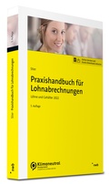 Cover: Praxishandbuch f&uuml;r Lohnabrechnungen - NWB
