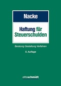 Abbildung von: Haftung für Steuerschulden - Otto Schmidt Verlag