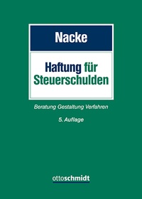 Abbildung von: Haftung für Steuerschulden - Otto Schmidt Verlag