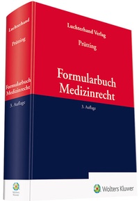 Bild: Formularbuch Medizinrecht - Luchterhand