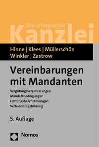 Abbildung von: Vereinbarungen mit Mandanten - Nomos