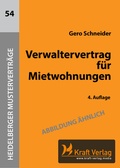 Cover: Verwaltervertrag f&uuml;r Mietwohnungen - Kraft Verlag