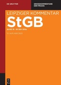 Cover: Strafgesetzbuch. Leipziger Kommentar - De Gruyter