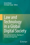 Cover: Law and Technology in a Global Digital Society - Springer