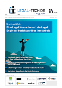 Abbildung von: Legal Tech-Magazin 2/22 - FFI-Verlag